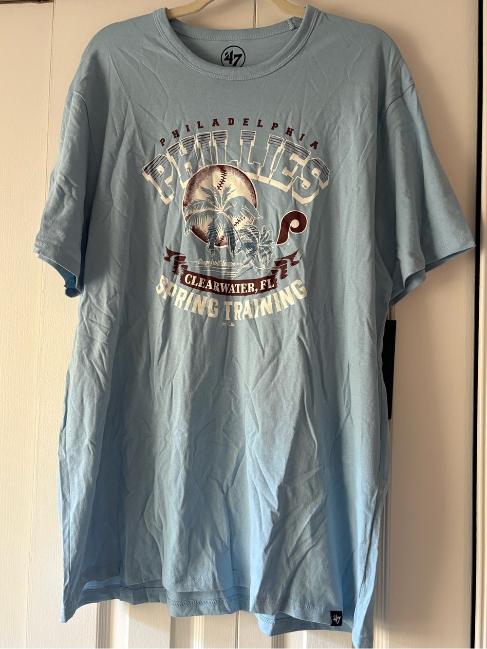 Philadelphia Phillies Light Blue Spring Training Tee